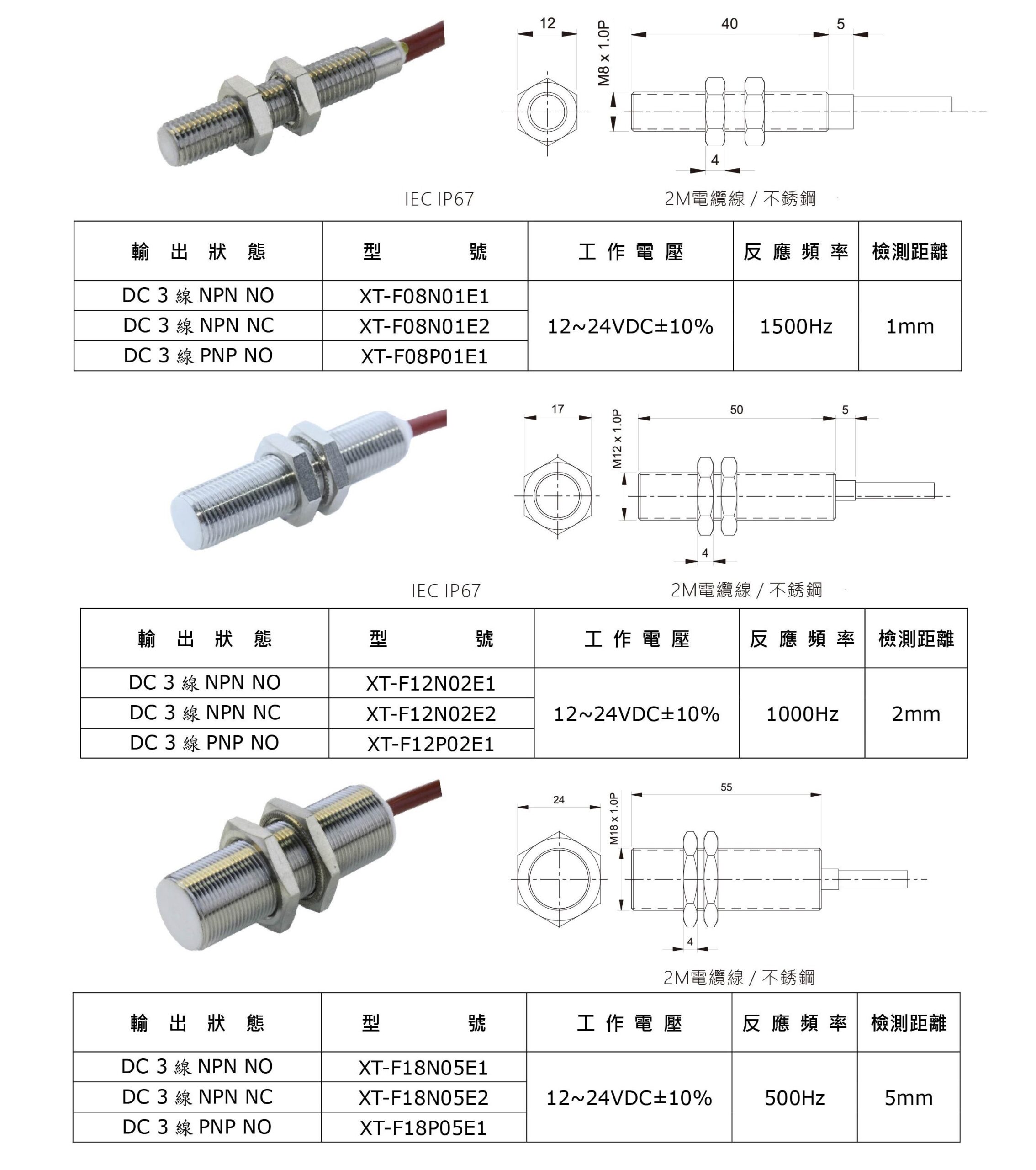 XT-特殊應用近接開關-1-1